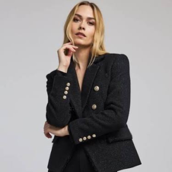 Generation Love Black Blazer with Gold Buttonsns Size Large $446 NWOT - Picture 4 of 4